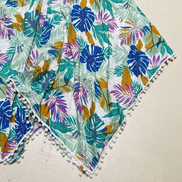 Goa Beachwear by Japna Beach Dress Womens Medium Tropical Swim Cover Up Floral - Picture 4 of 10